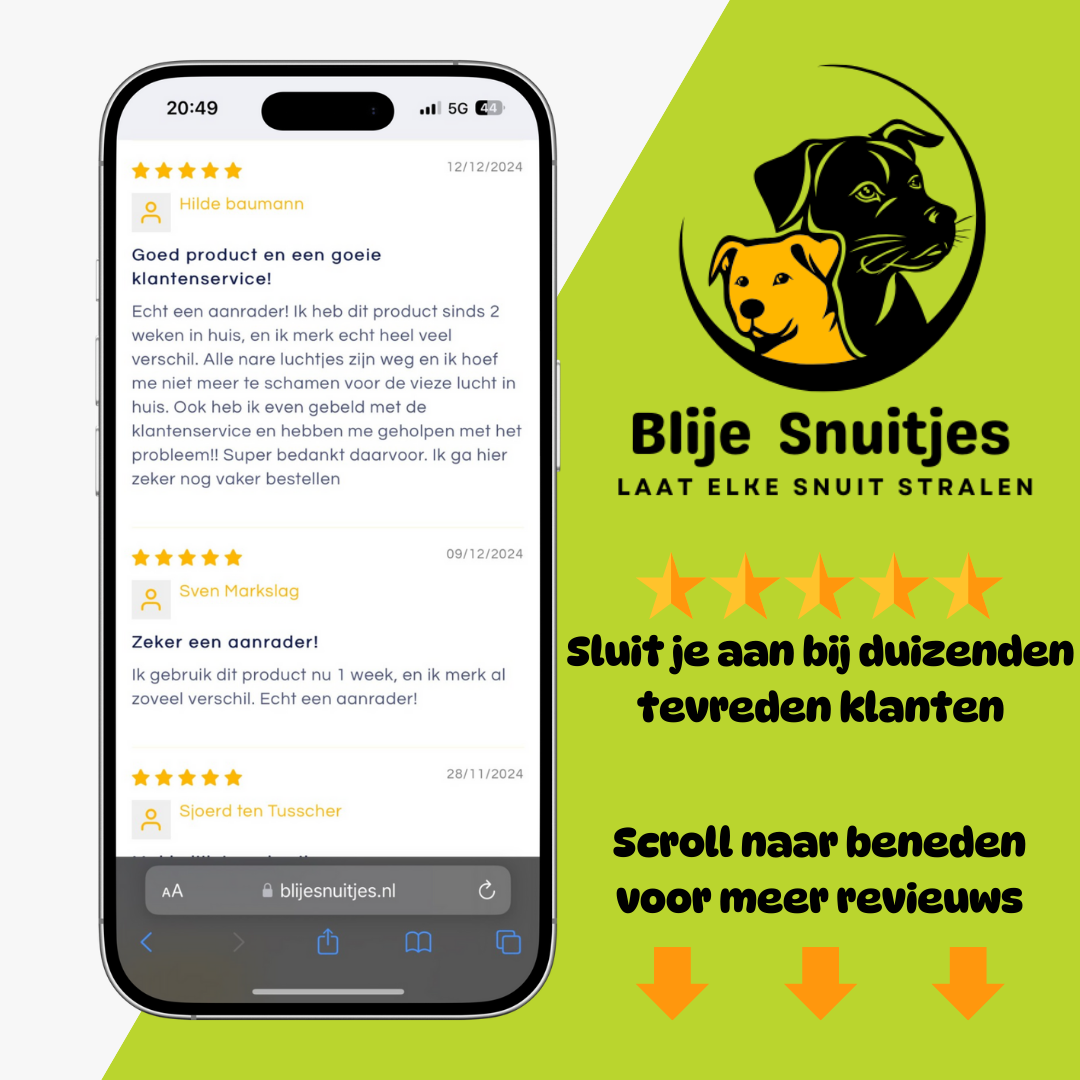 5 sterren reviews blijesnuitjes