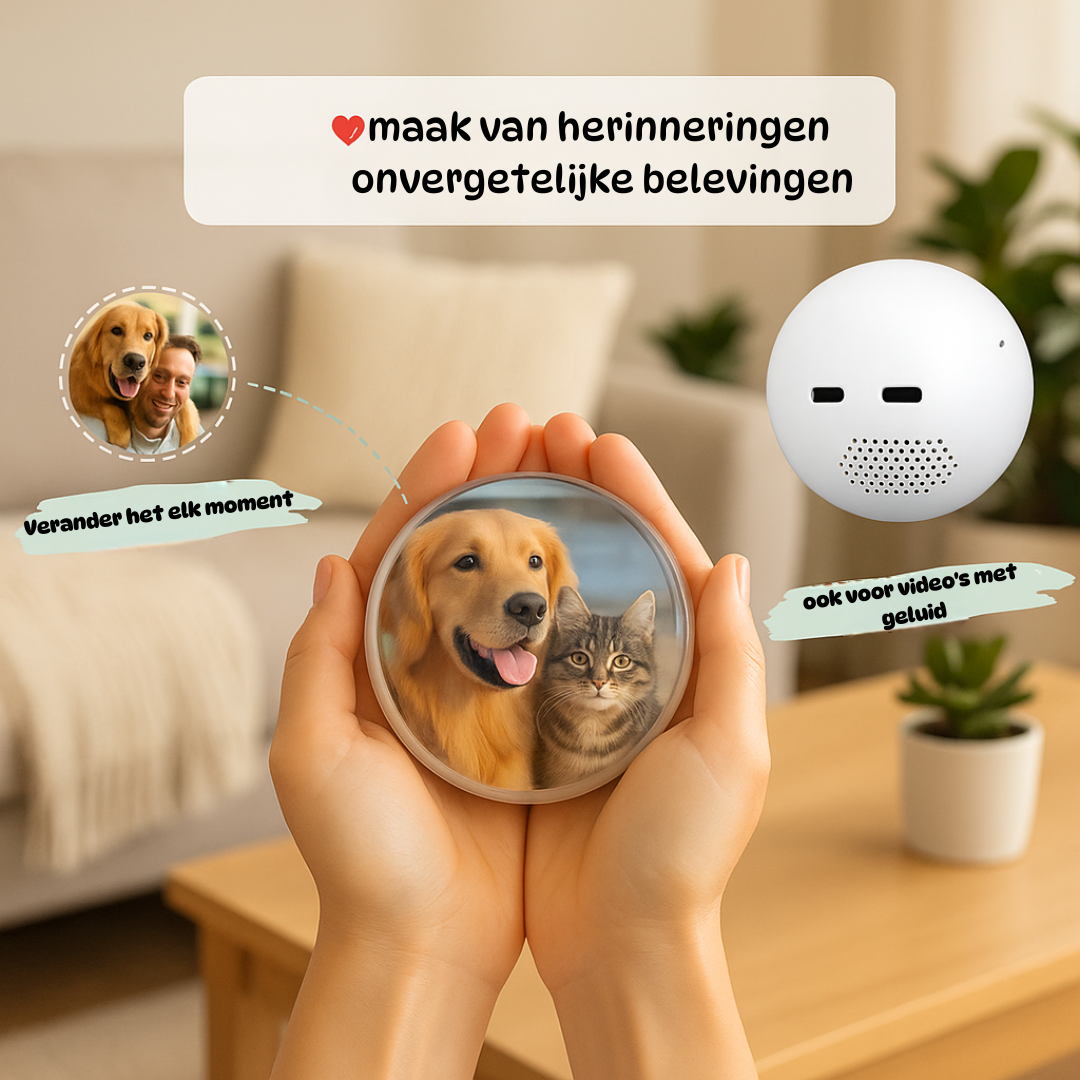 Glowmemory meerdere foto's bij blijesnuitjes