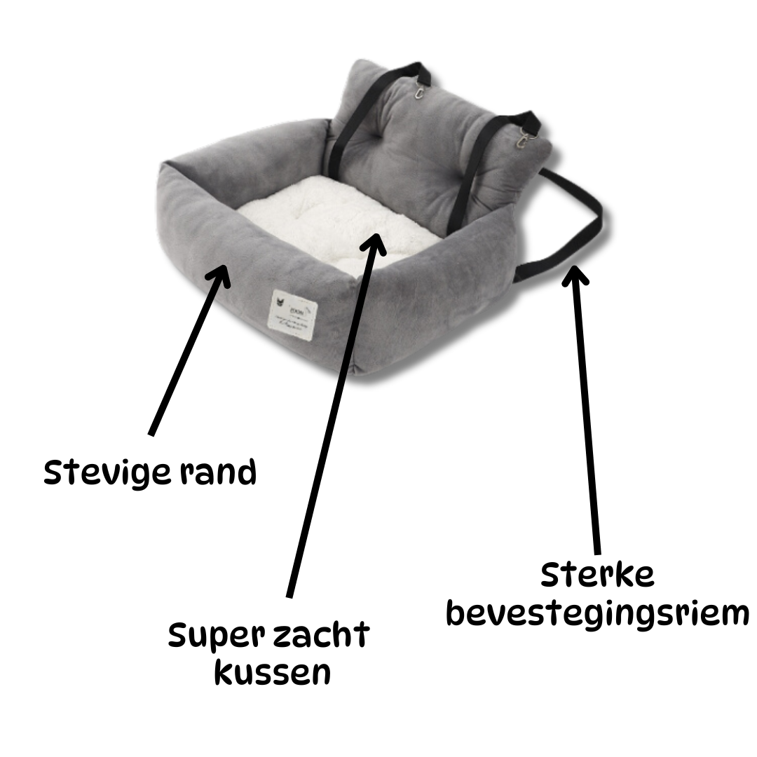 Honden auto stoeltje blije snuitjes voordelen