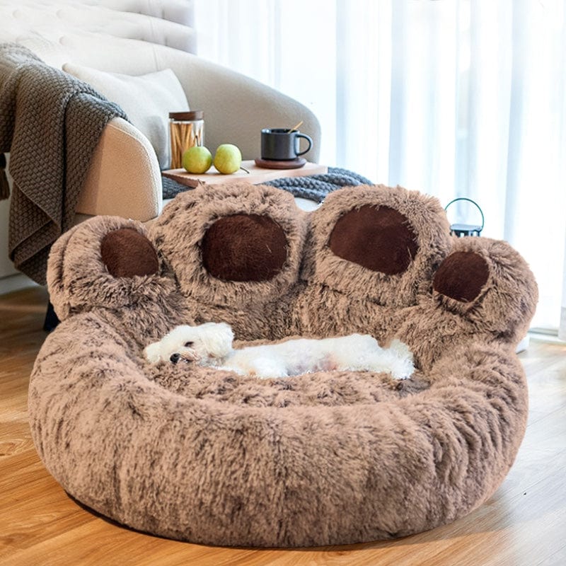 PetDream™ Donutmand - Extra Zacht Huisdierenbed - beige