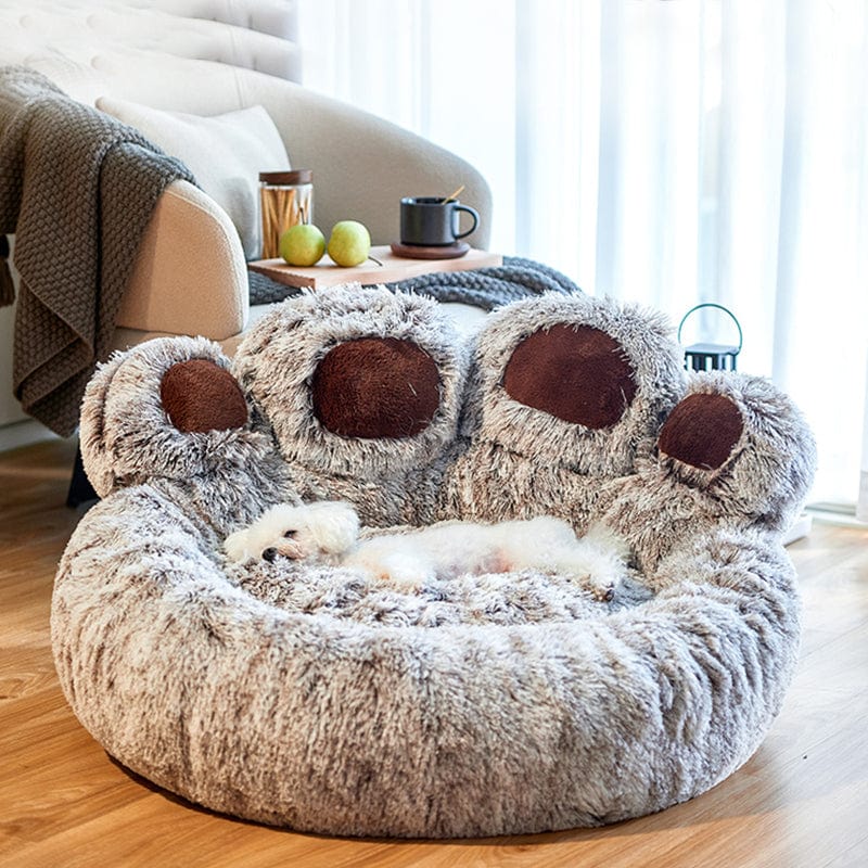 PetDream™ Donutmand - Extra Zacht Huisdierenbed - grijs
