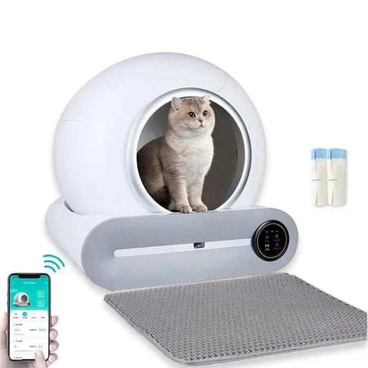 Zelfreinigende Kattenbak met app