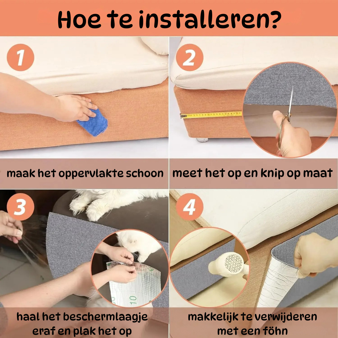 Premium Katten Krabmat - Bankbeschermer voor je Kat