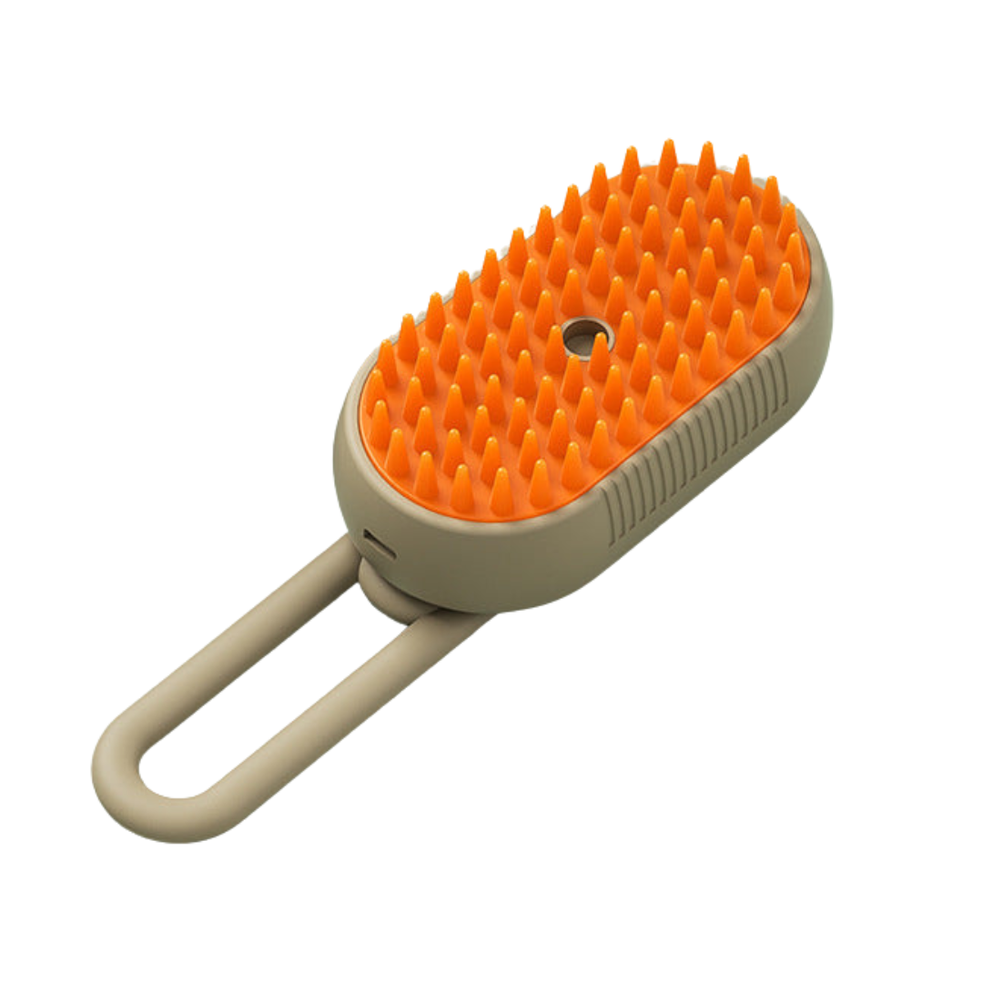 luxe vachtverwijderkam goudbruin