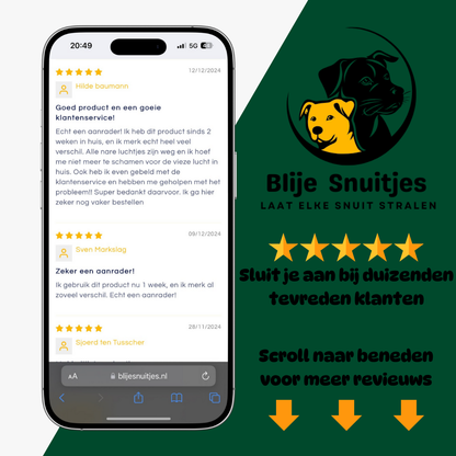 5 sterren reviews blijesnuitjes