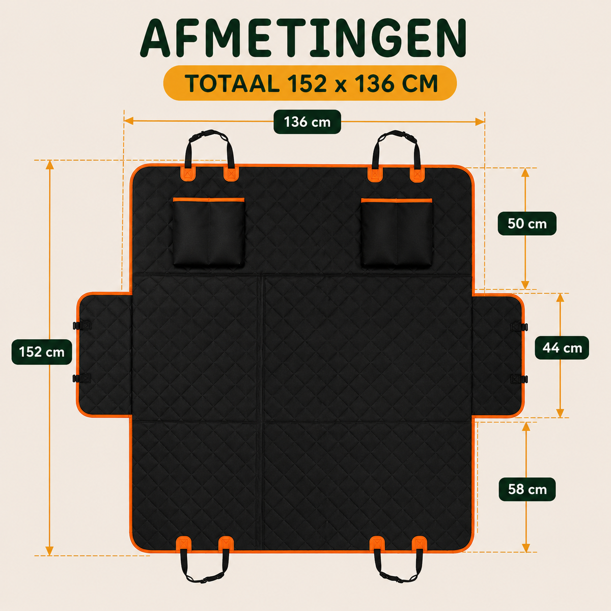 Hondendeken Auto Achterbank - Perfect voor Elke Rit