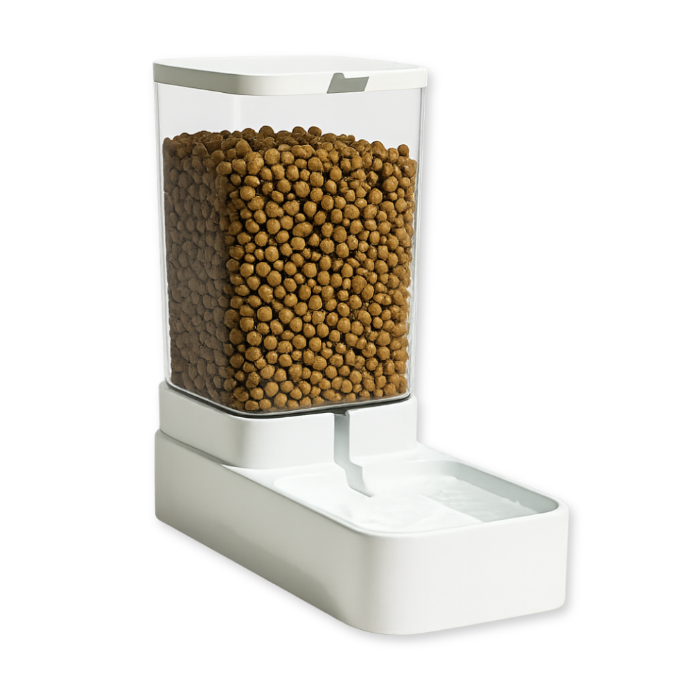 Automatische voerbak van Blijesnuitjes