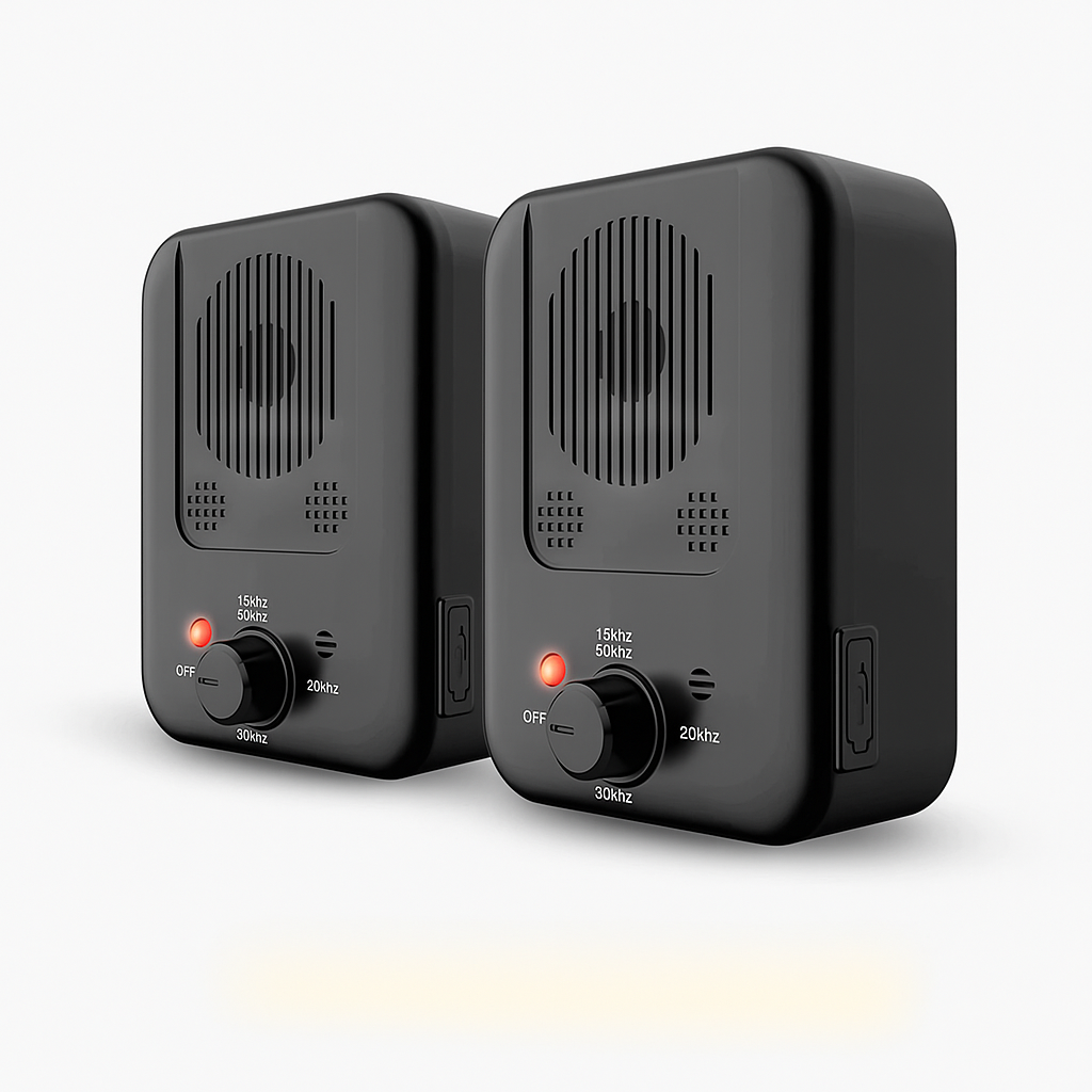 Barkbuddy_anti-blaf_apparaat 2 stuks zo hoef je het niet elke keer te te verplaatsen. handig voor binnen en buiten