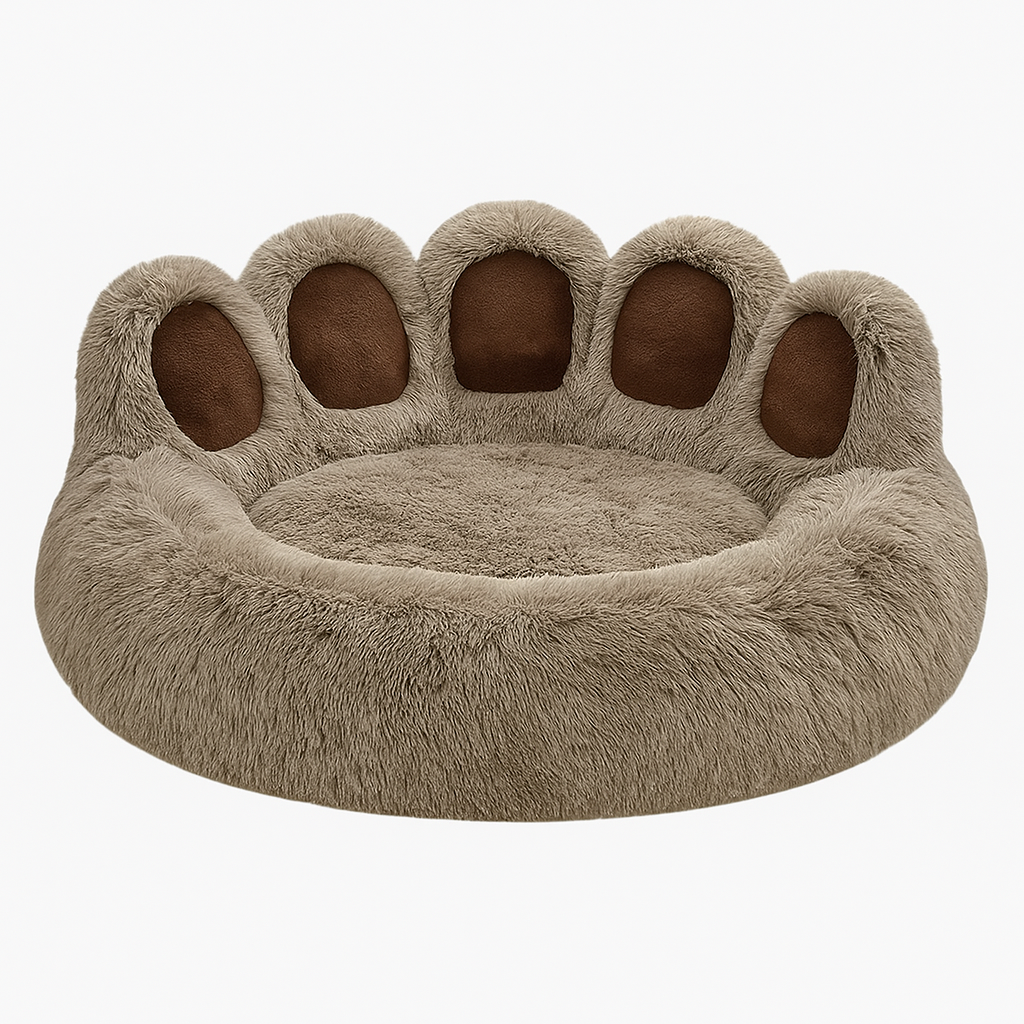 PetDream Donutmand - Extra Zacht Huisdierenbed Kastanje