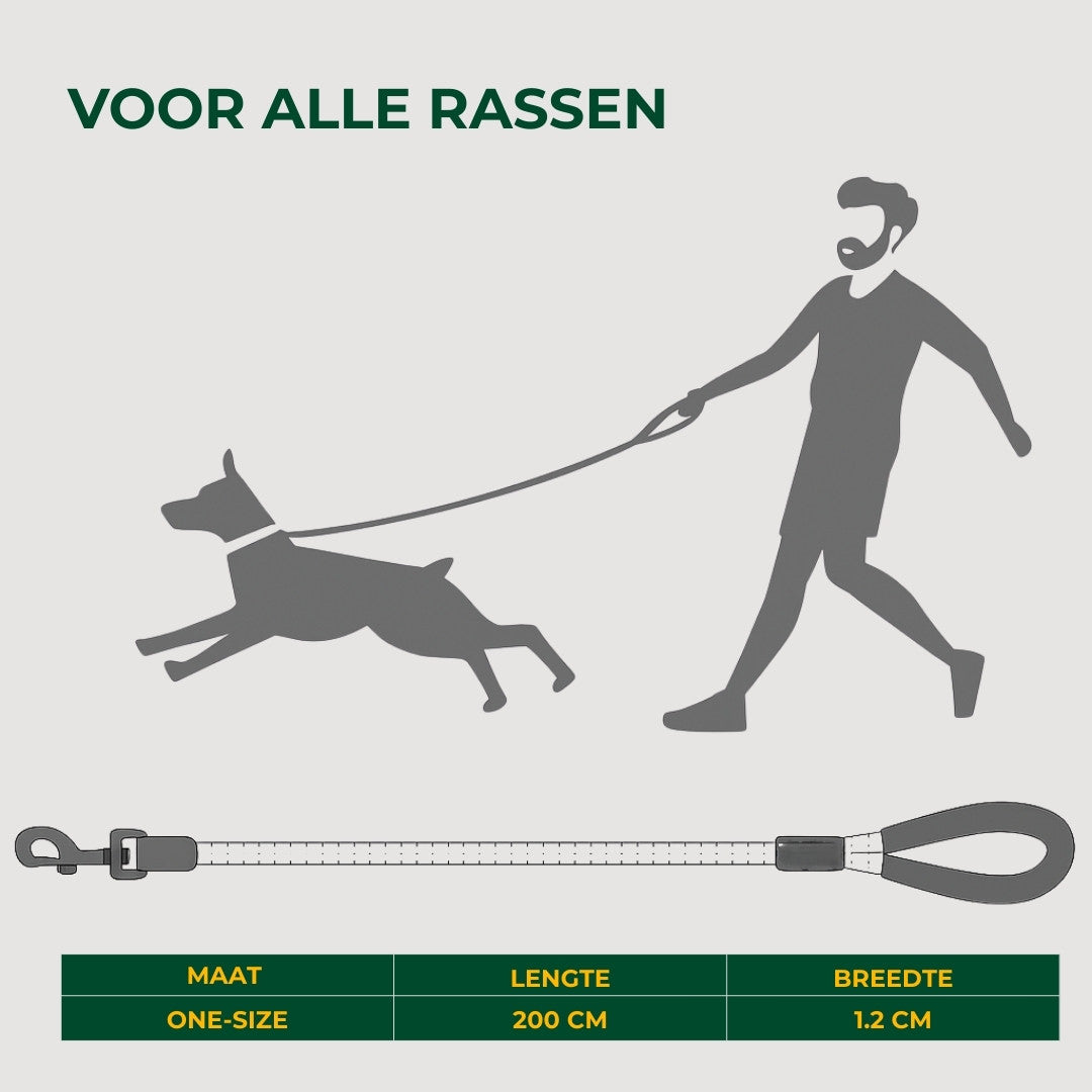 Reflecterende Hondenriem SoftGrip – Comfort & Veiligheid voor alle Hondenrassen