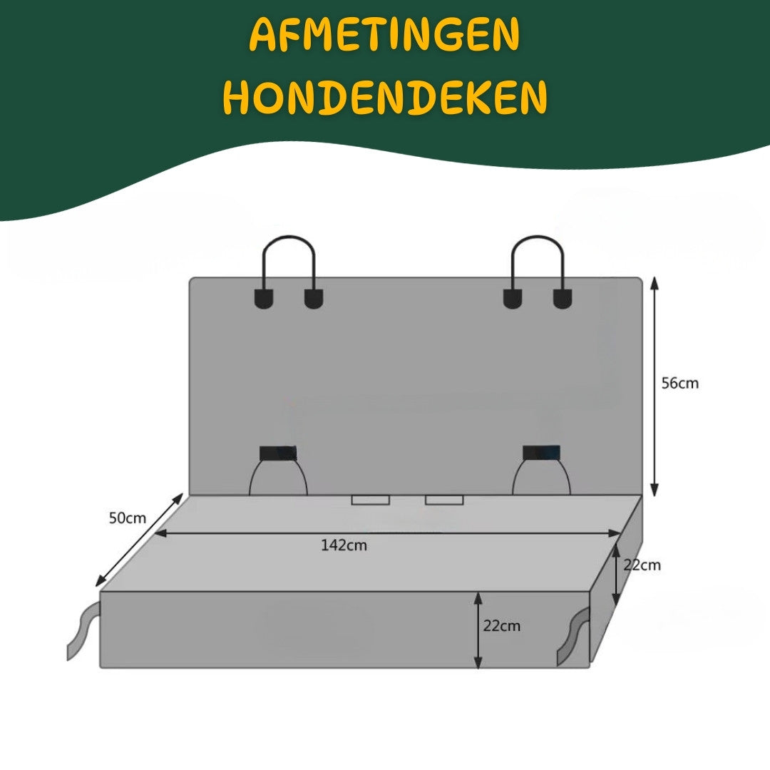 Waterdichte Honden Autodeken voor Achterbank Bescherming en Comfort