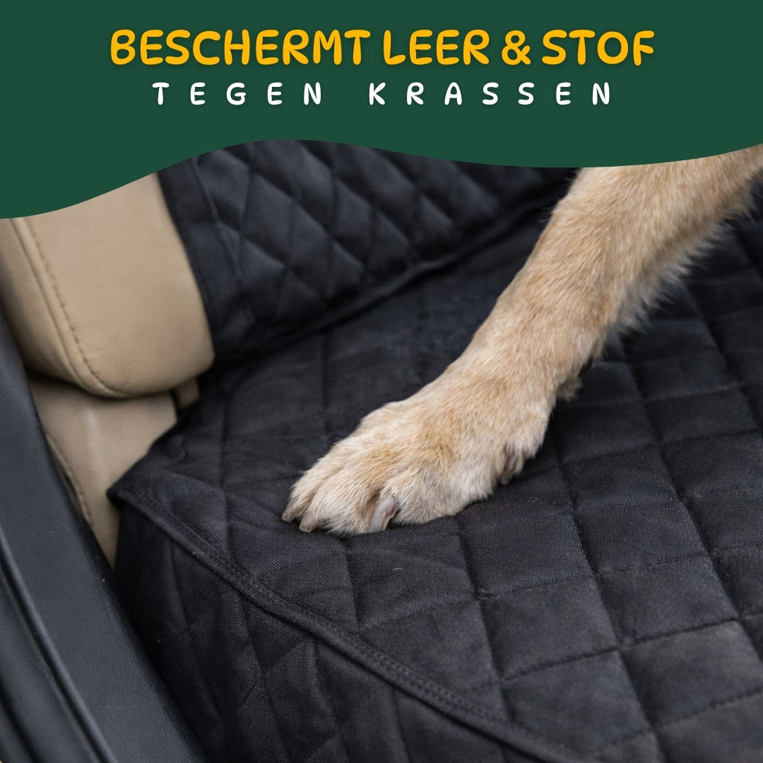 Honden autodeken beschermt leer en stof tegen krassen