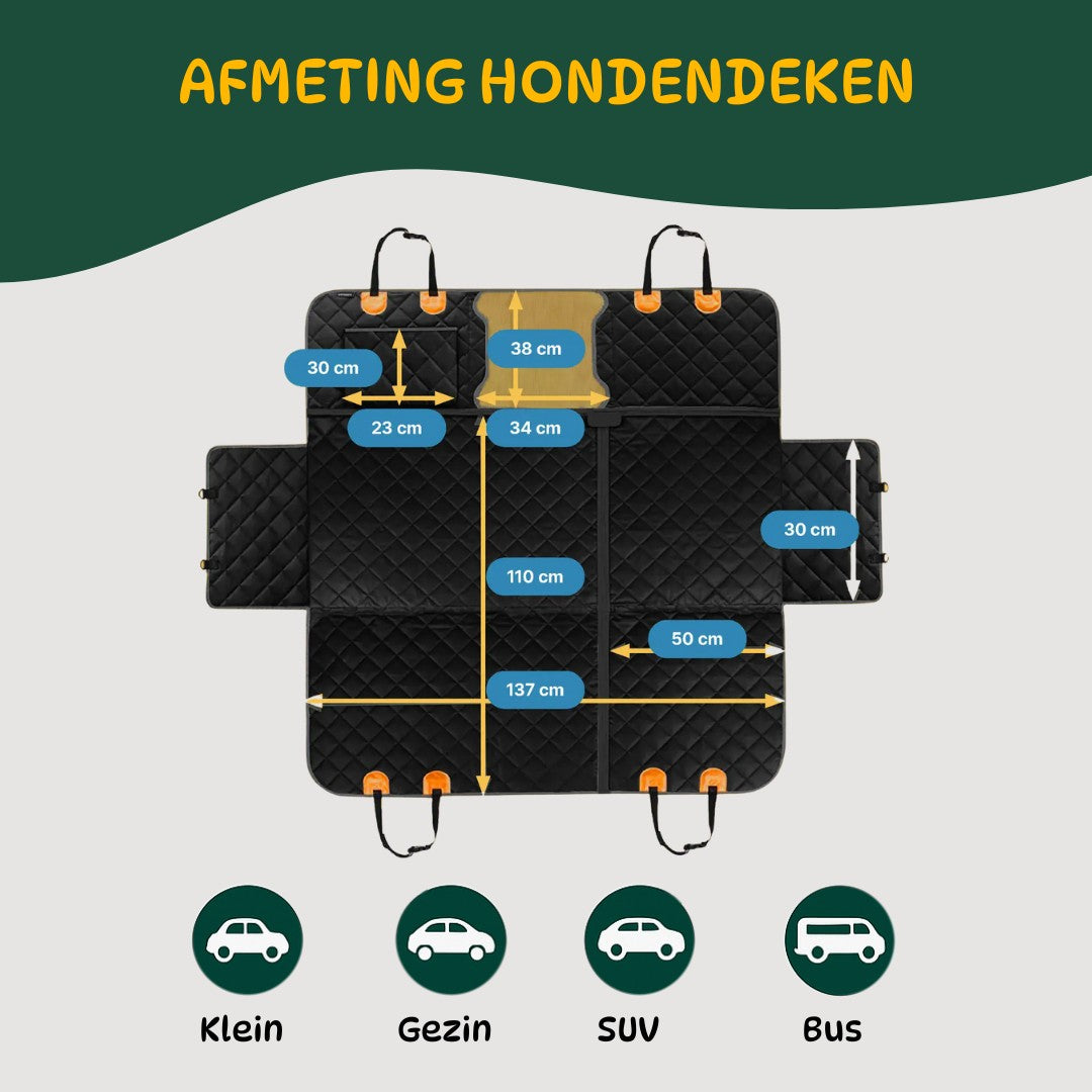 Hondendeken Auto Achterbank - Perfect voor Elke Rit
