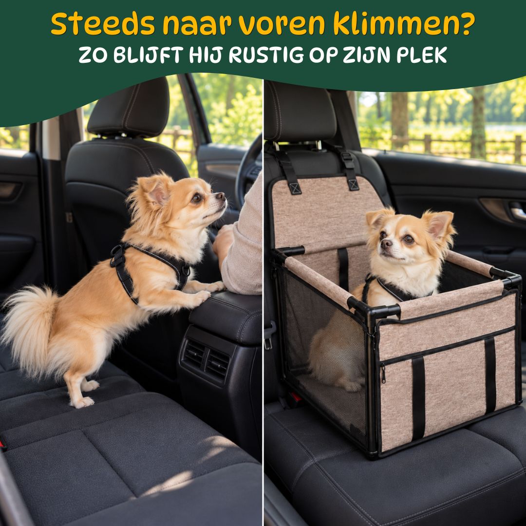 PetRide™ - Autostoel voor Honden met Stevig Frame