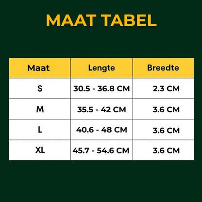 track_halsband_hond maatabel om te kijken welke maat geschikt is voor jou hond